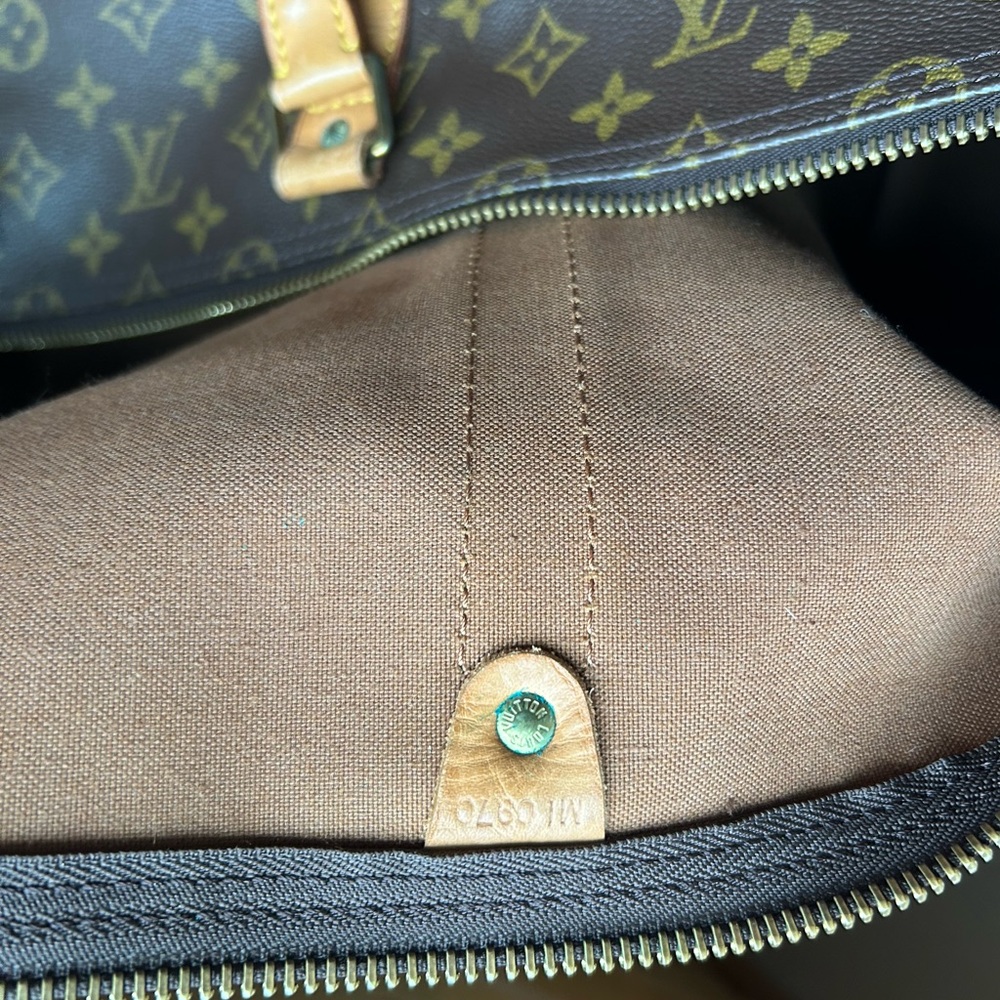 Louis Vuitton keepall 50 Monogram-Vintage 1990 MI code, made in France - Picture 15 of 15